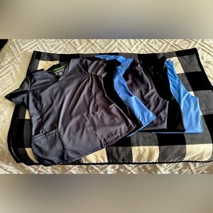 Healing hands scrub set in ceil blue